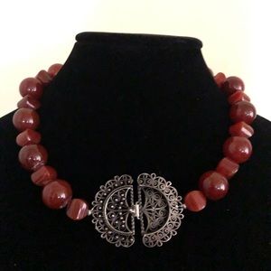 Vintage Agate 925 antique silver